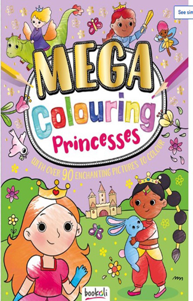 Mega Colouring Princesses